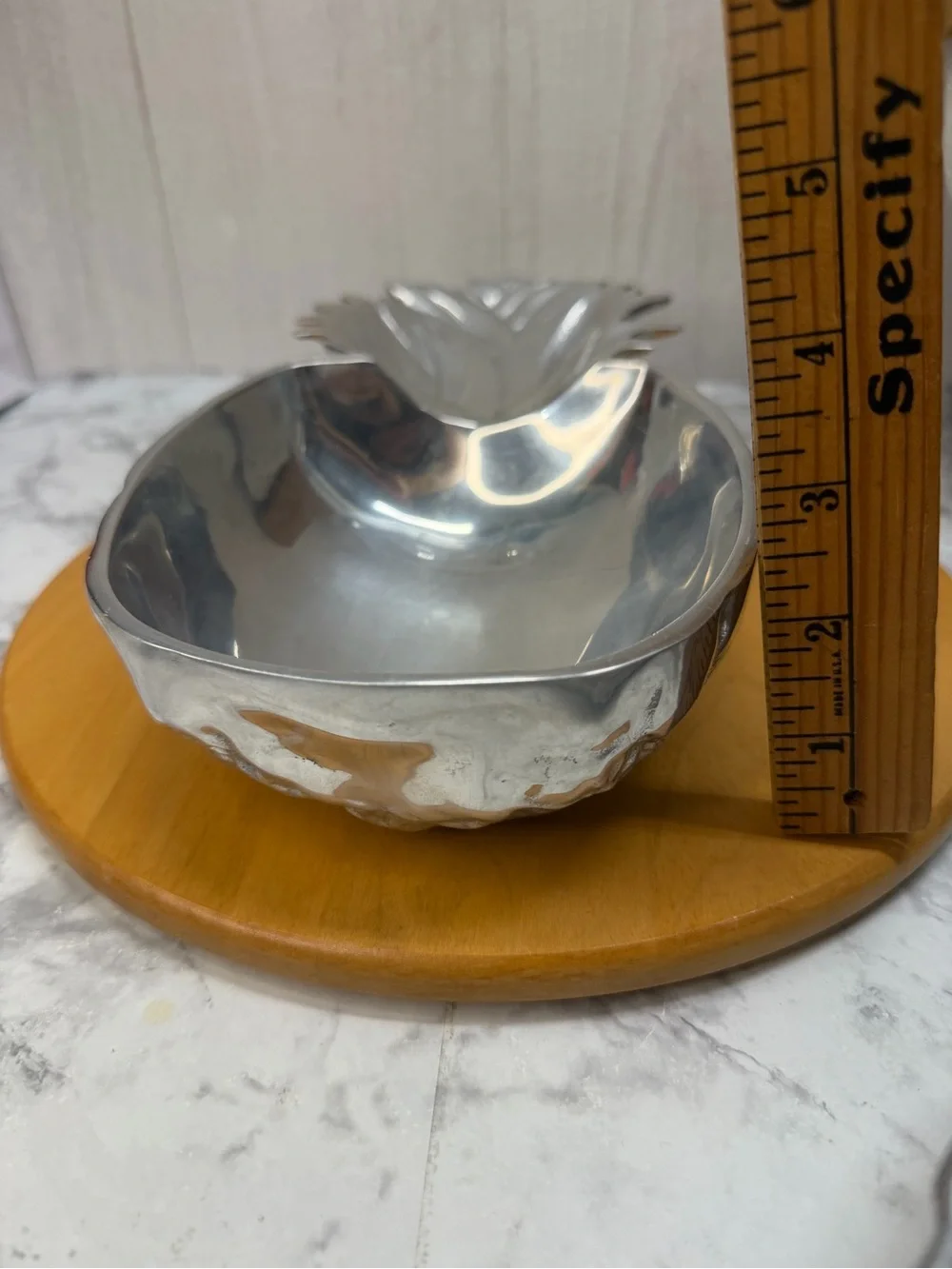 Mariposa Pineapple Decorative Serving Dish Candy Bowl Hawaiian Beach Theme